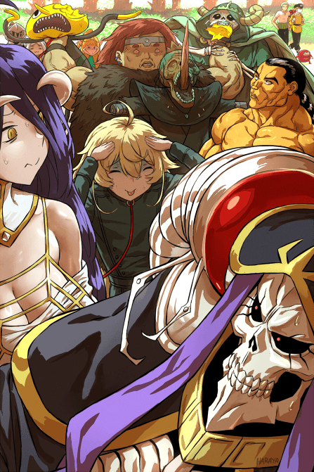【オーバーロード】異世界キャラ大集合!「バーバリアンがアインズを倒す?」海外の反応