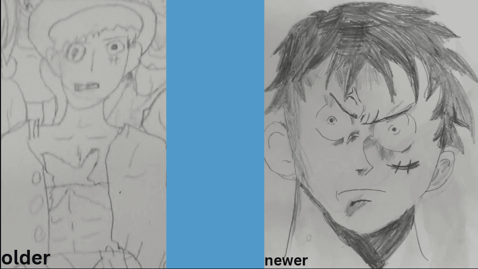 【ワンピース】「1年前のルフィ絵と今のルフィ絵を比較」海外の反応
